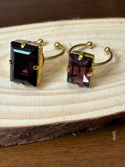 ANELLO BAGUETTE PICCOLO  BORDEAUX